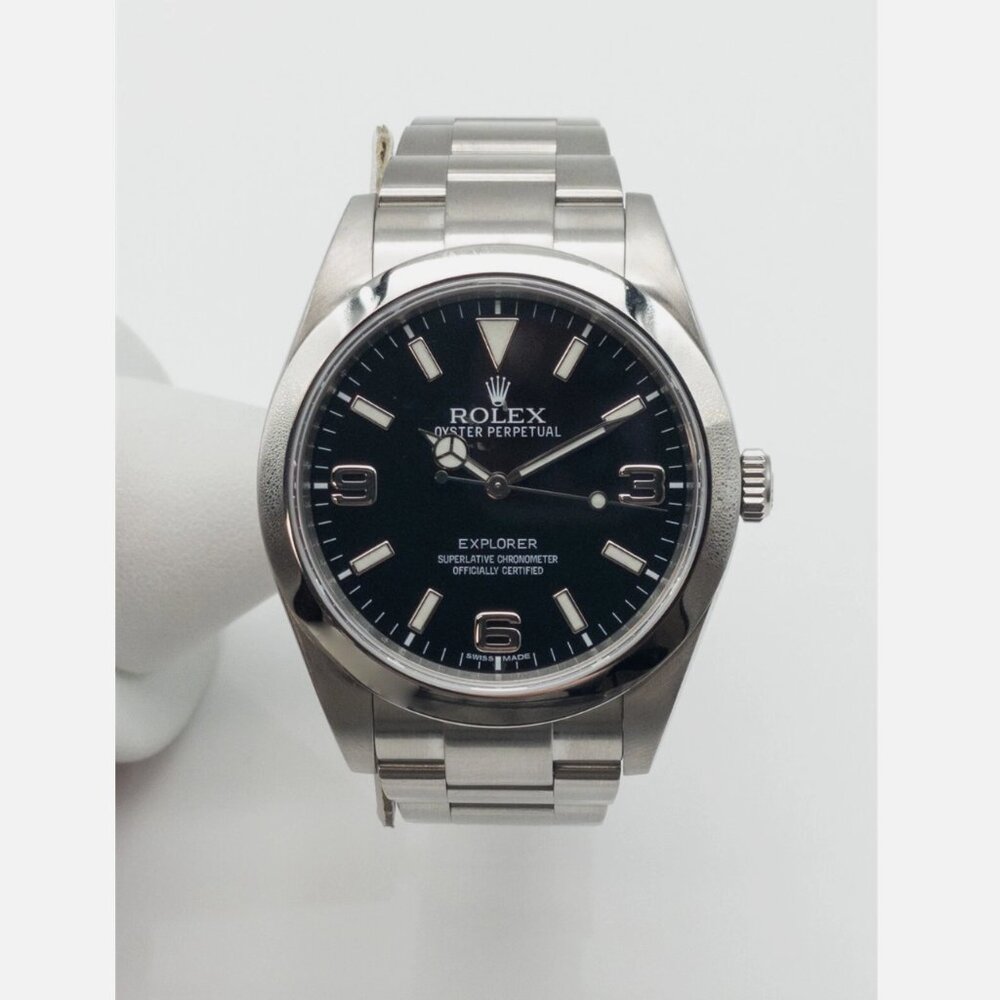 2018 Rolex Explorer Stainless Steel Mens SPORTS Watch MINTY
